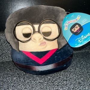 Squishmallows Kellytoy Disney Pixar the Incredibles Edna Mode 7.5 Soft Plush